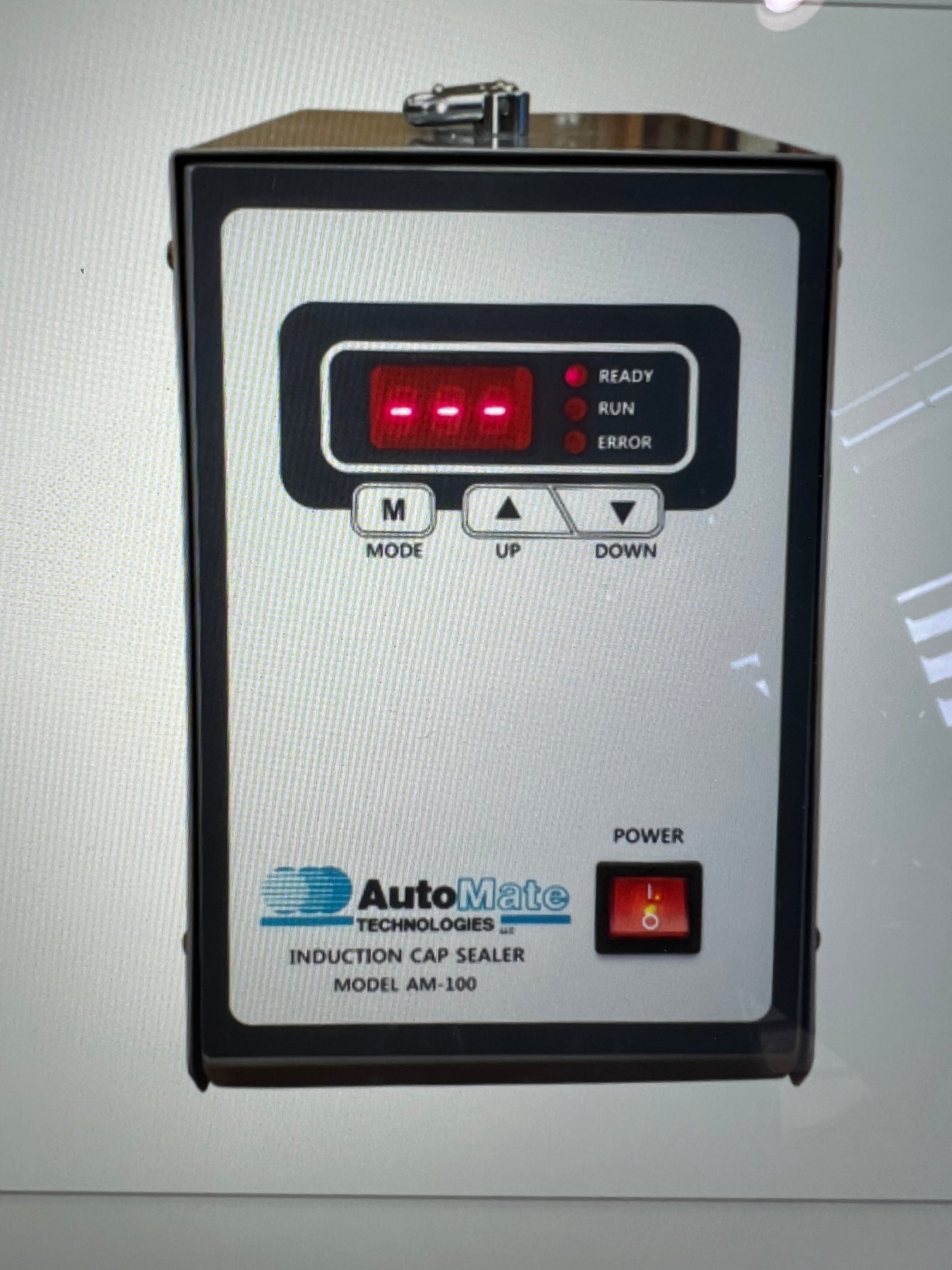 Benchtop Induction Sealing Machine - NEW - AM100 Foiler Sealer - AutoMate - Semi-Automatic