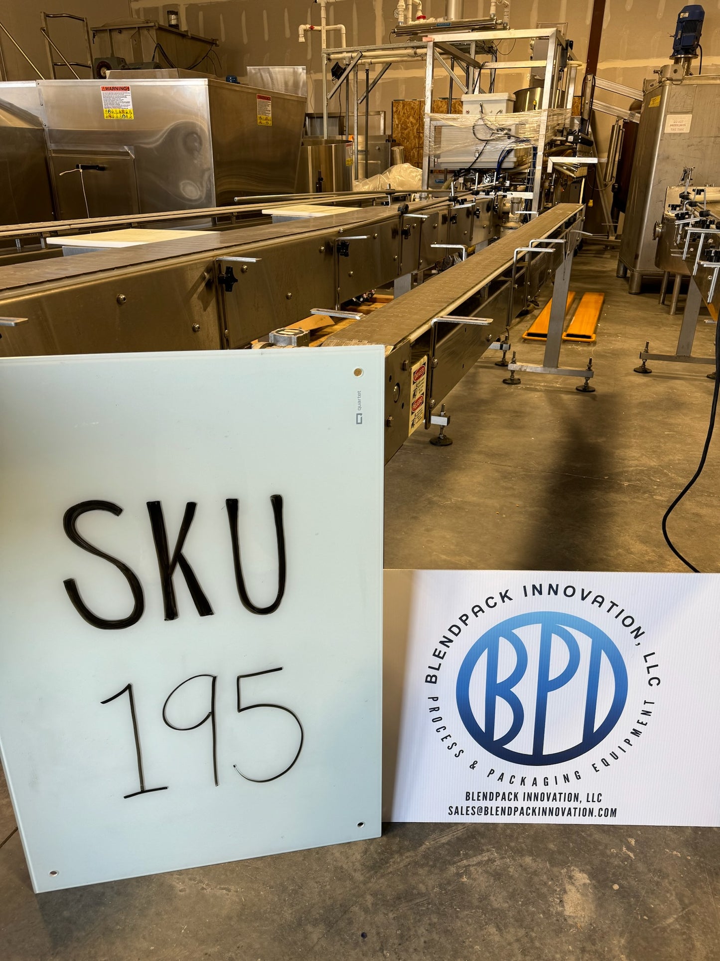 Conveyor, Inline Fillers Systems, 10 ft x 4.5In