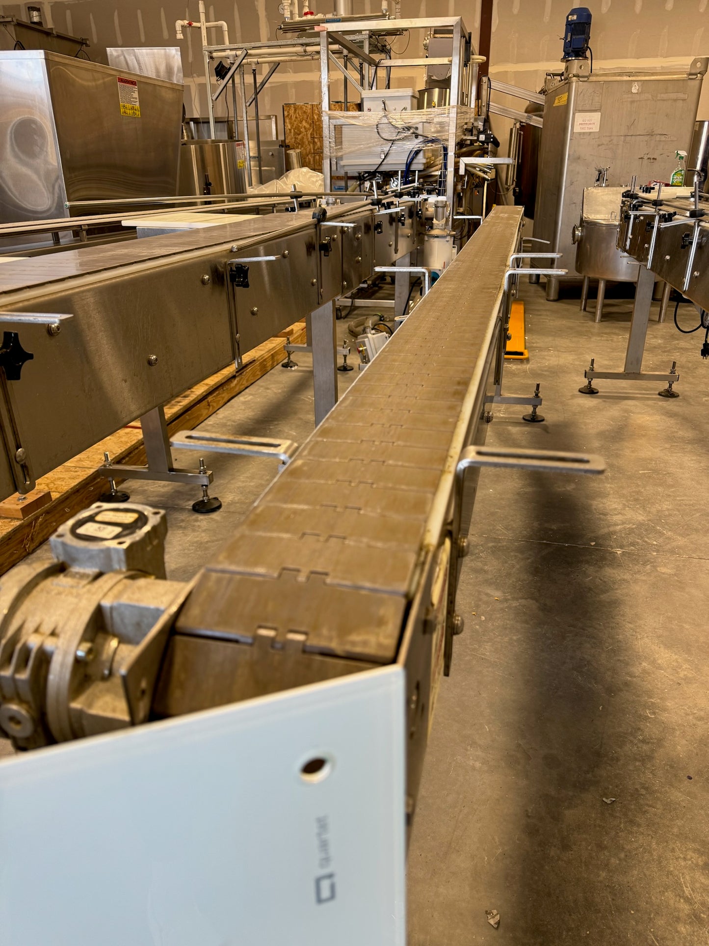 Conveyor, Inline Fillers Systems, 10 ft x 4.5In