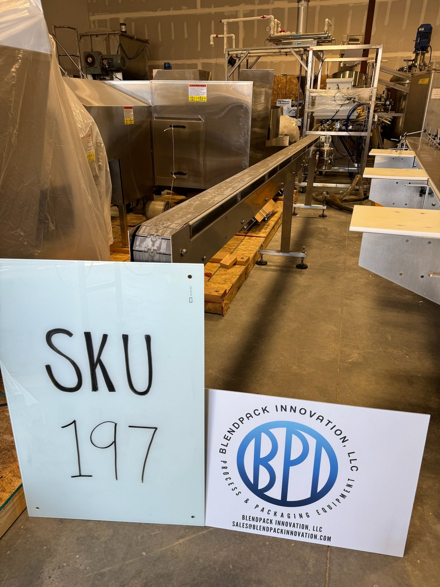 Conveyor, Inline Filling Systems, 15 ft x 4.5 in