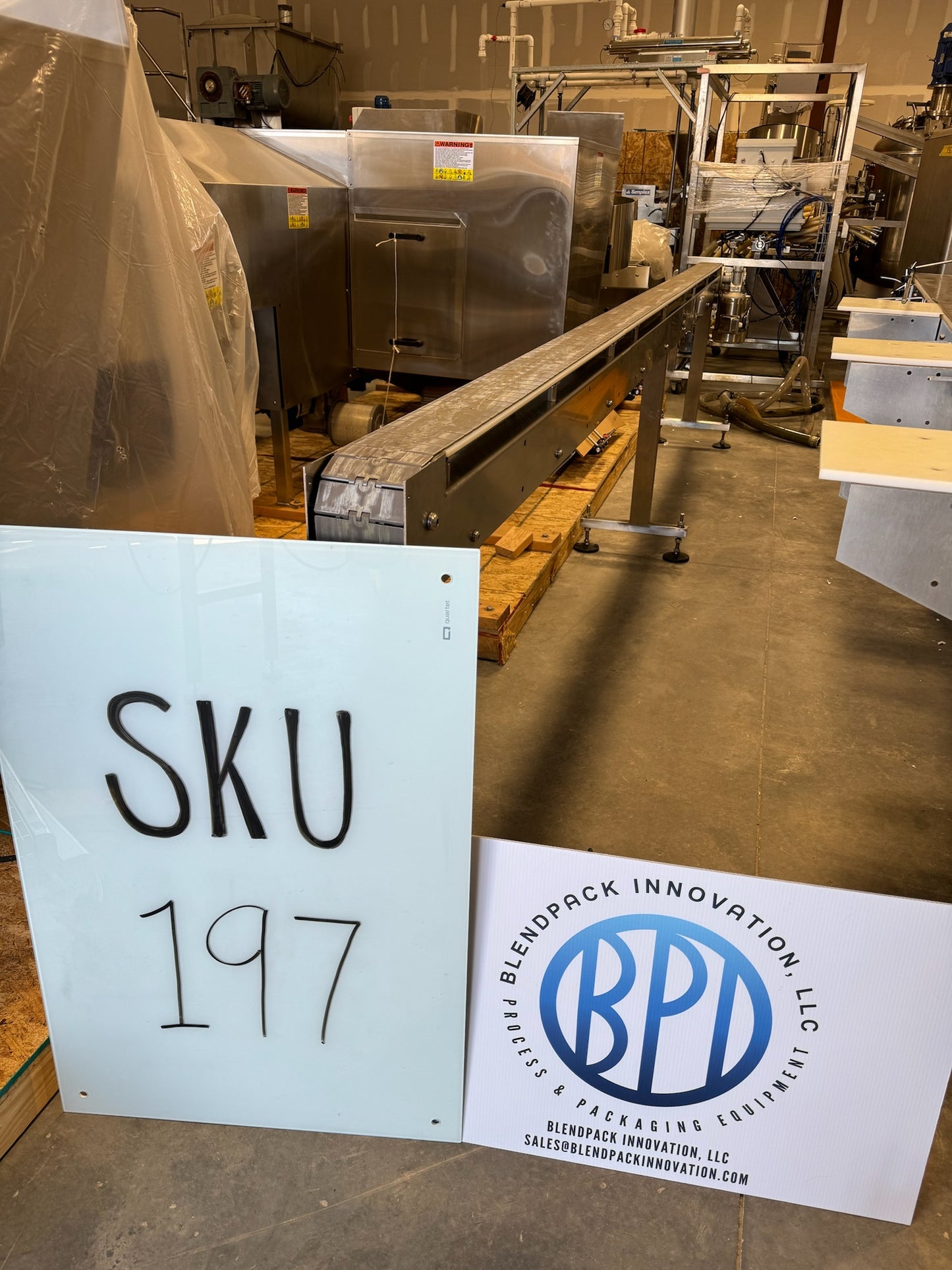 Conveyor, Inline Filling Systems, 15 ft x 4.5 in