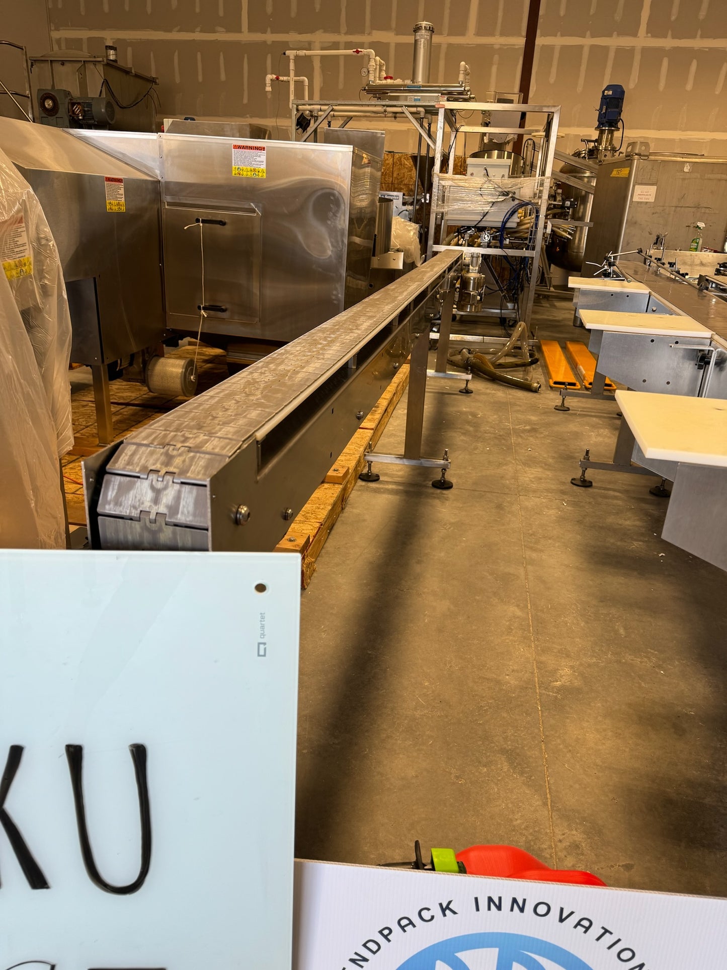 Conveyor, Inline Filling Systems, 15 ft x 4.5 in