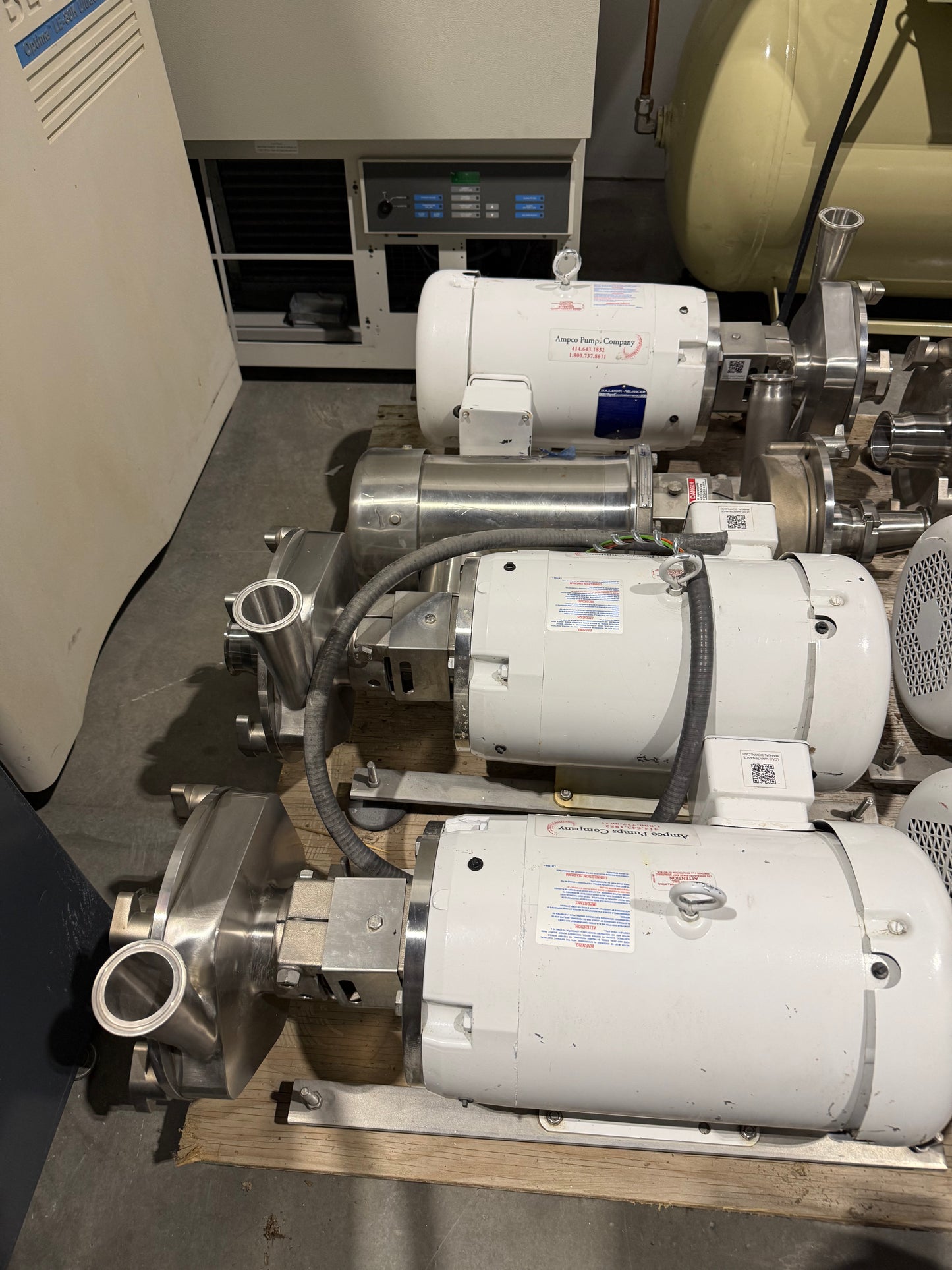 Pre-Owned Ampco Pumps - LCR Single Mechanical, Centrifugal, 7.5 HP Motor