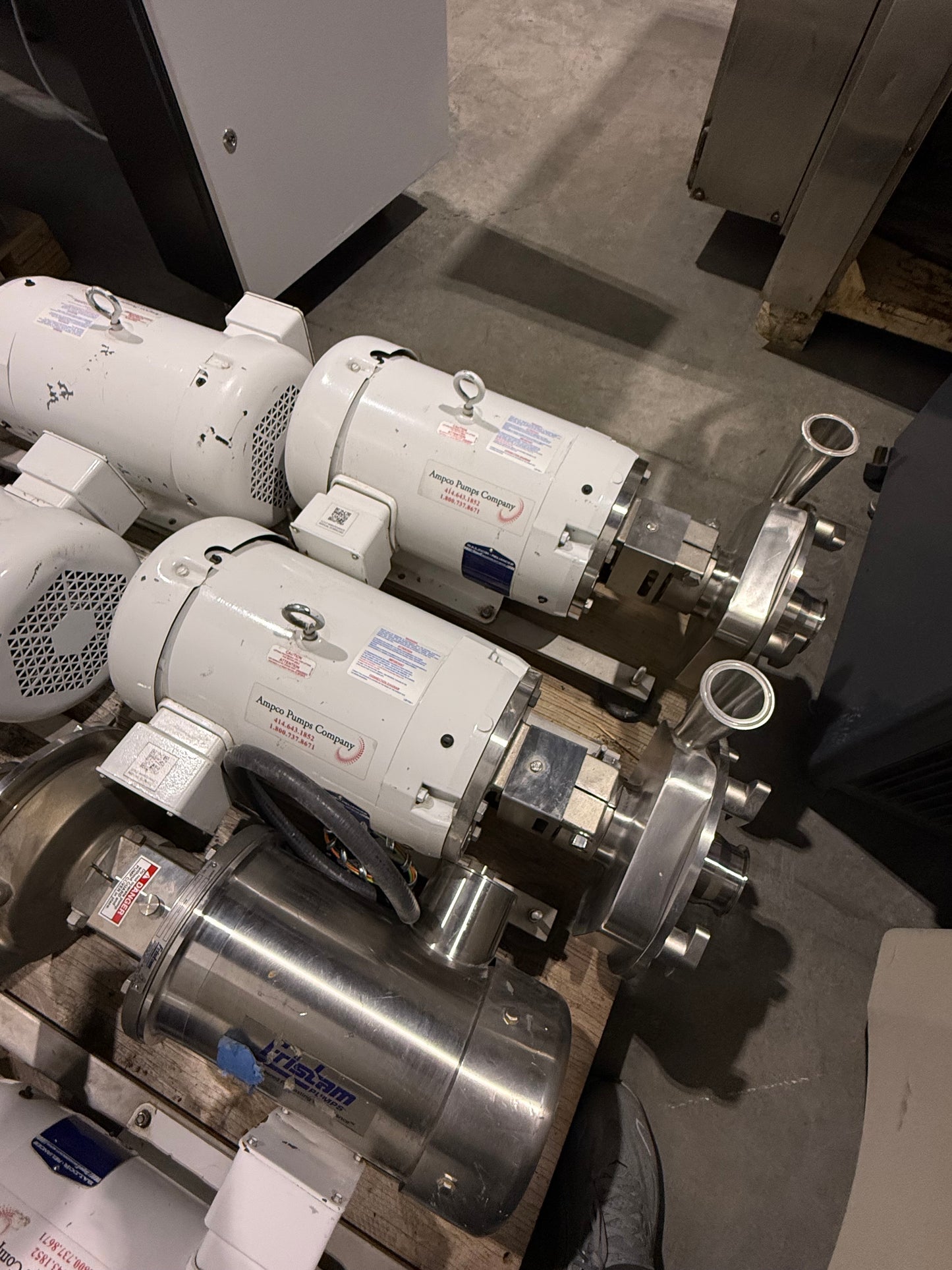 Pre-Owned Ampco Pumps - LCR Single Mechanical, Centrifugal, 7.5 HP Motor