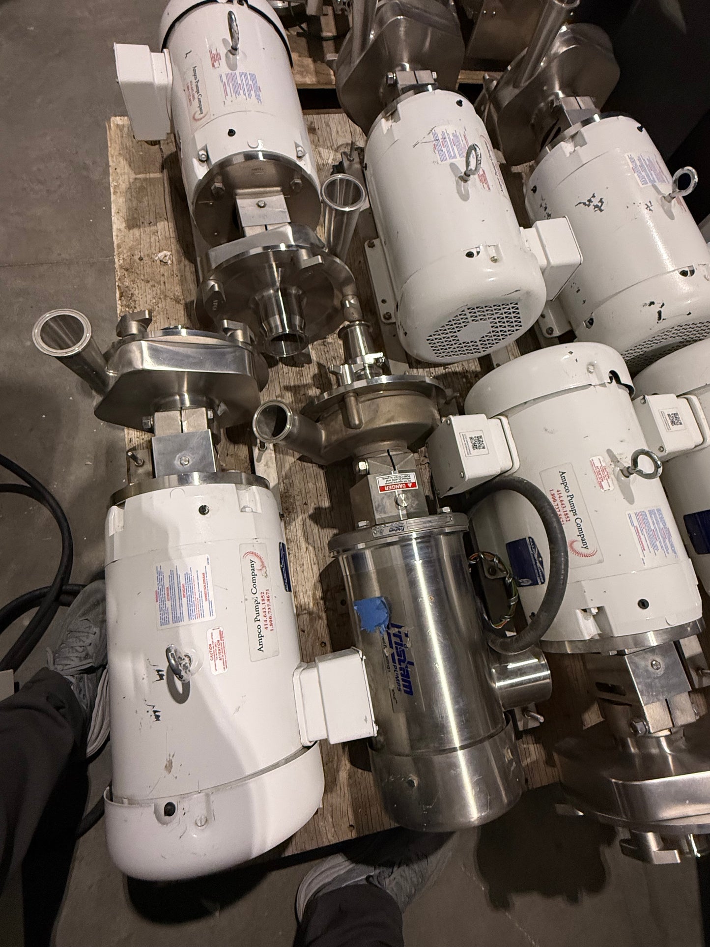 Pre-Owned Ampco Pumps - LCR Single Mechanical, Centrifugal, 7.5 HP Motor