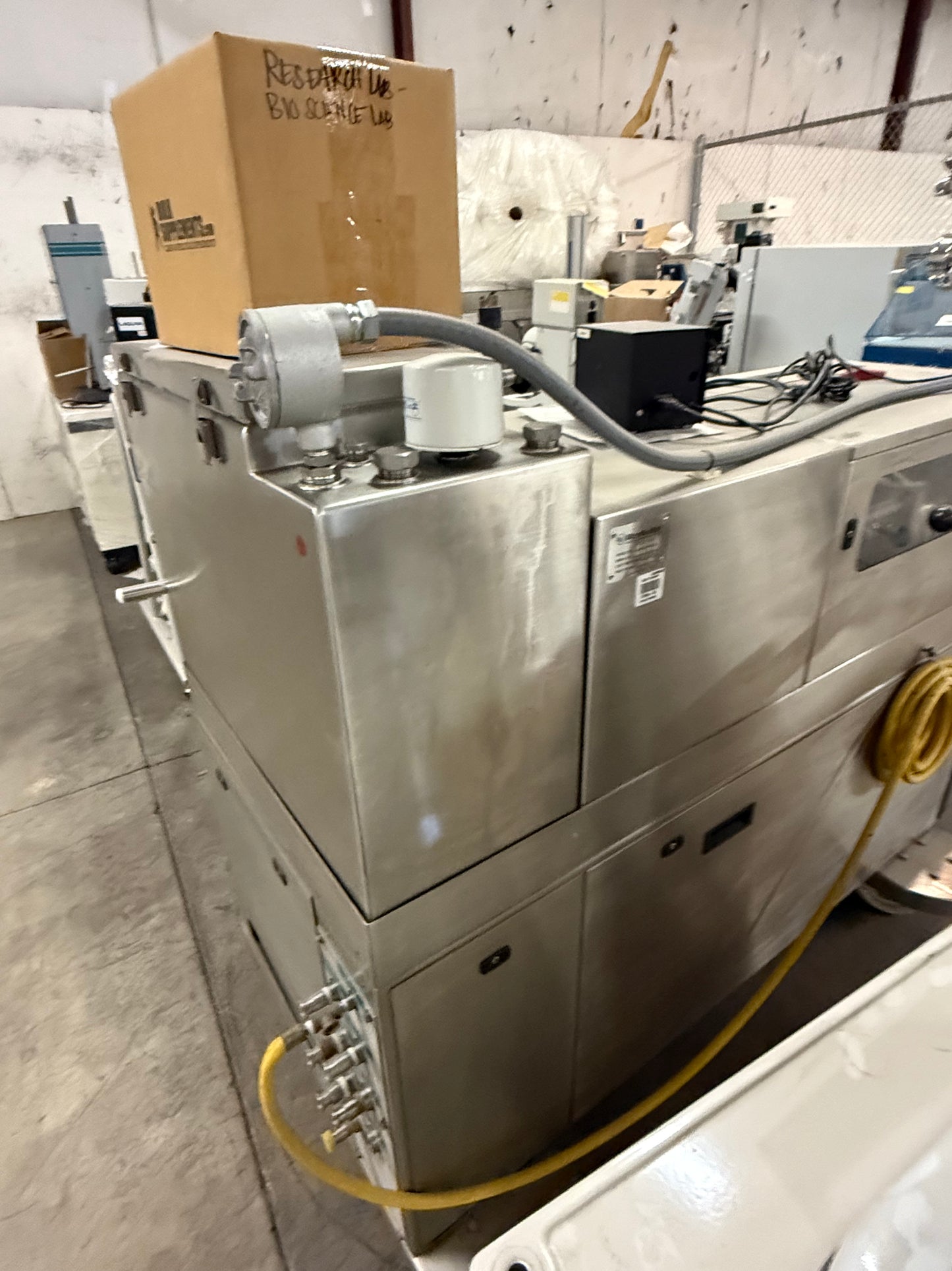 Microfluidizer Processor M7125, 20,000 PSI - Model: 7125-20 with Sample Cooler Model FLF 6225S, and DD Product pump