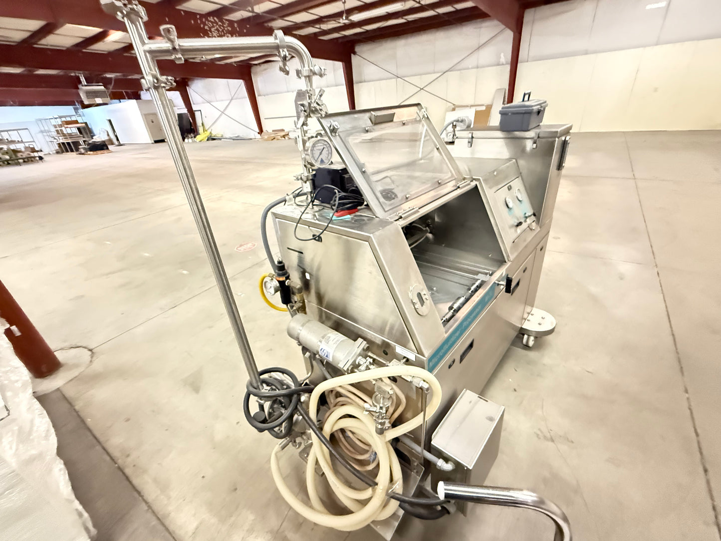 Microfluidizer Processor M7125, 20,000 PSI - Model: 7125-20 with Sample Cooler Model FLF 6225S, and DD Product pump