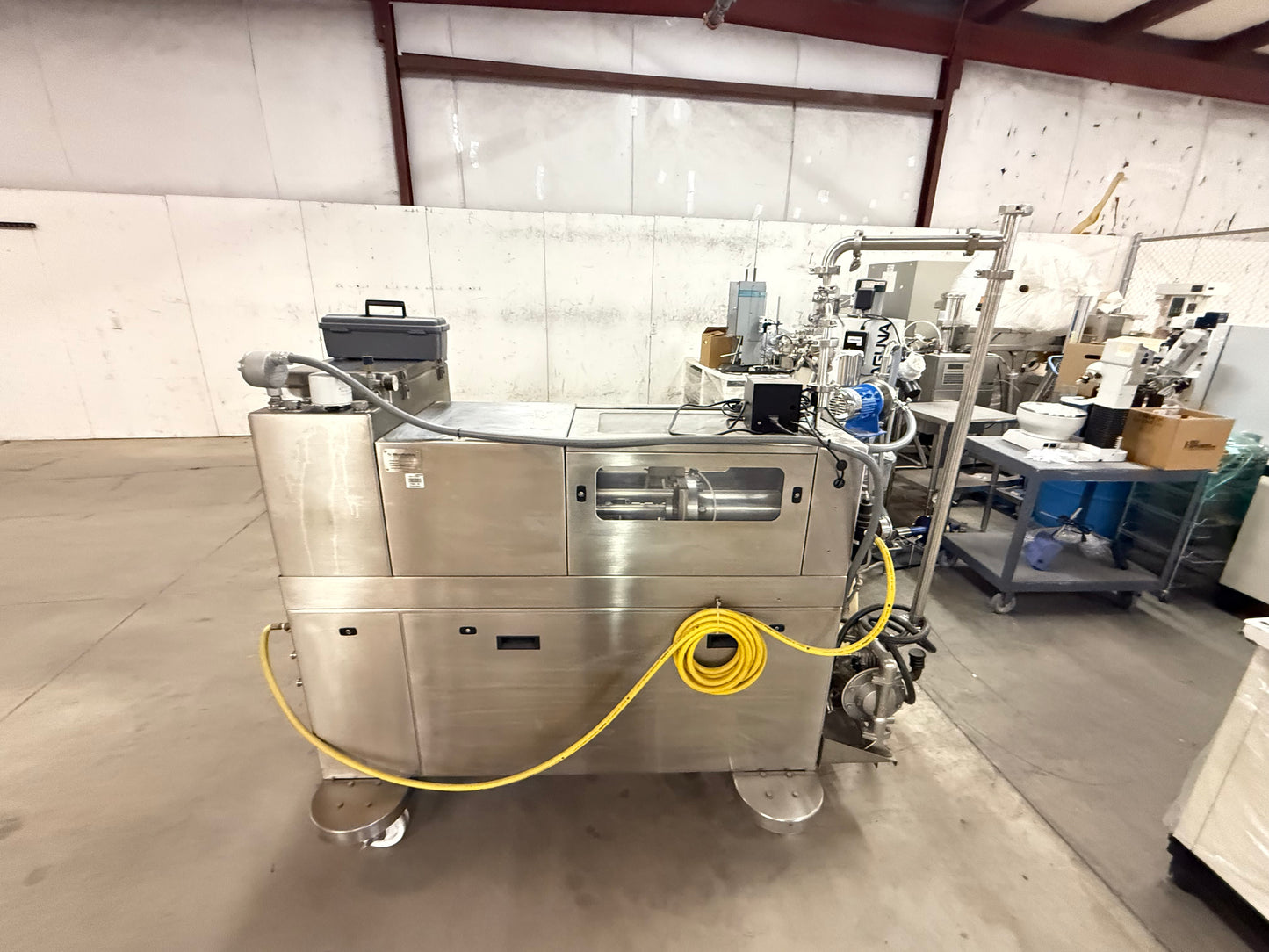 Microfluidizer Processor M7125, 20,000 PSI - Model: 7125-20 with Sample Cooler Model FLF 6225S, and DD Product pump