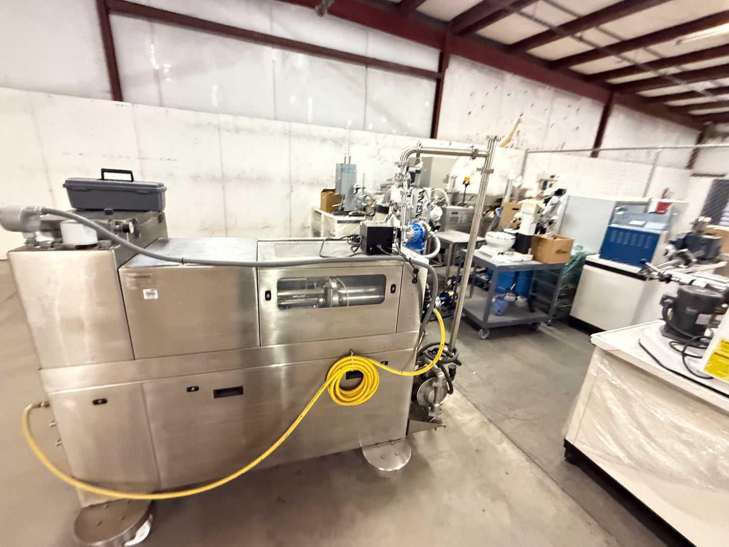 Microfluidizer Processor M7125, 20,000 PSI - Model: 7125-20 with Sample Cooler Model FLF 6225S, and DD Product pump