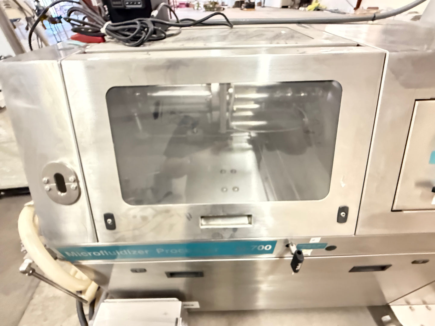 Microfluidizer Processor M7125, 20,000 PSI - Model: 7125-20 with Sample Cooler Model FLF 6225S, and DD Product pump