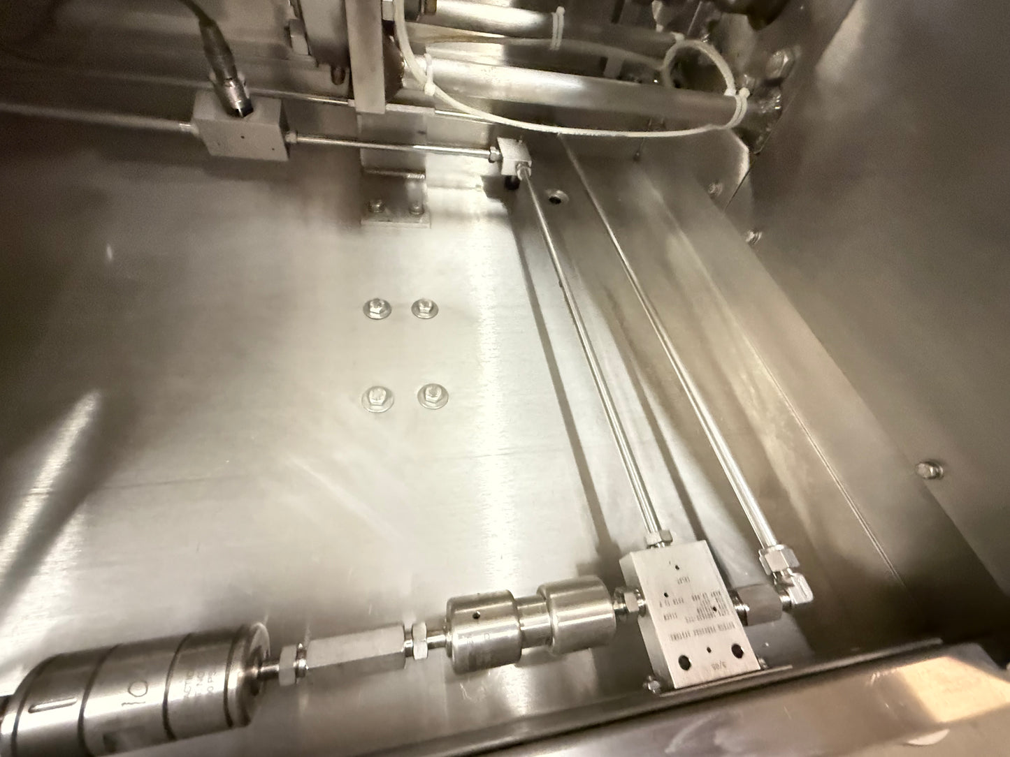 Microfluidizer Processor M7125, 20,000 PSI - Model: 7125-20 with Sample Cooler Model FLF 6225S, and DD Product pump