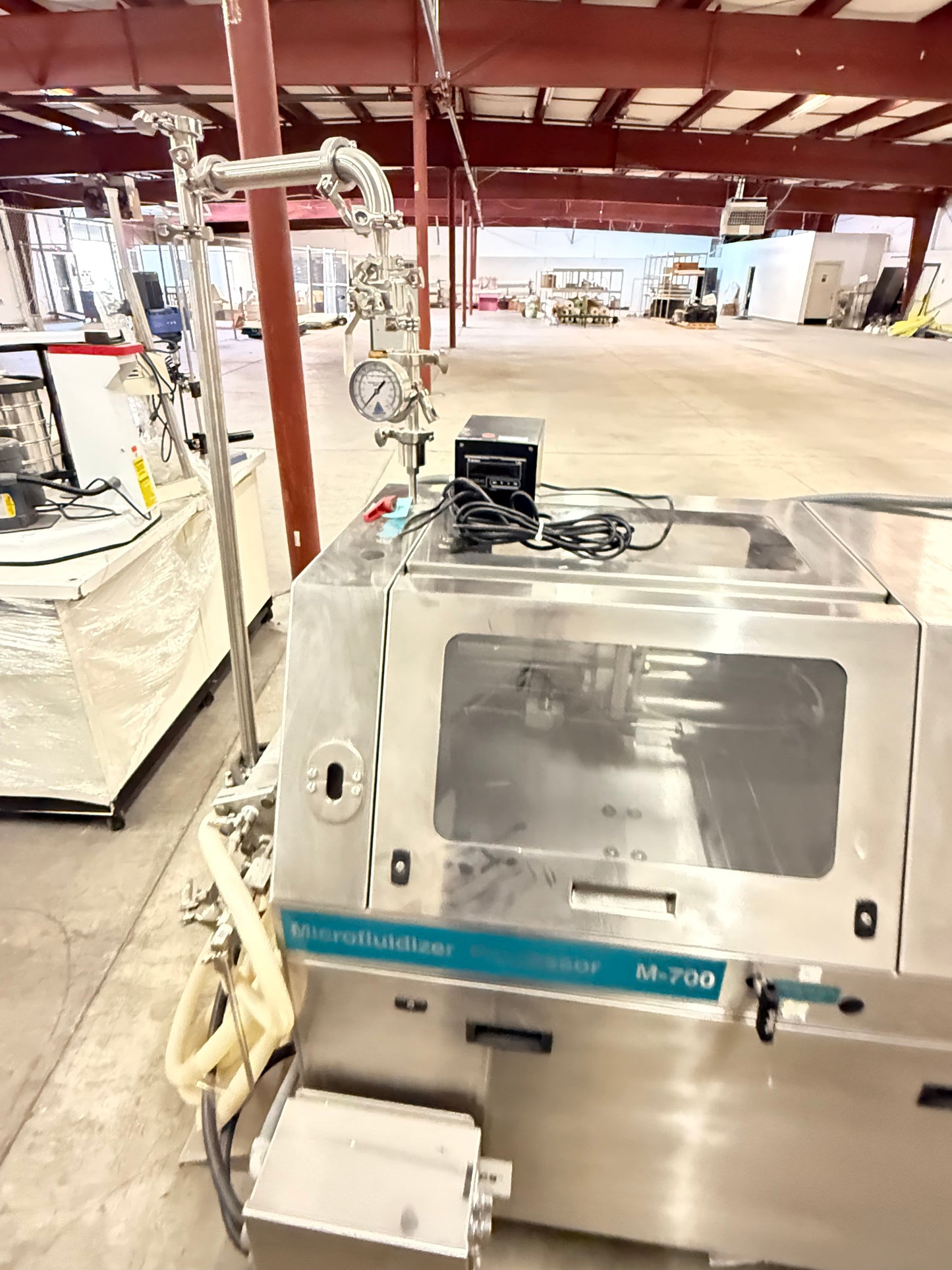 Microfluidizer Processor M7125, 20,000 PSI - Model: 7125-20 with Sample Cooler Model FLF 6225S, and DD Product pump