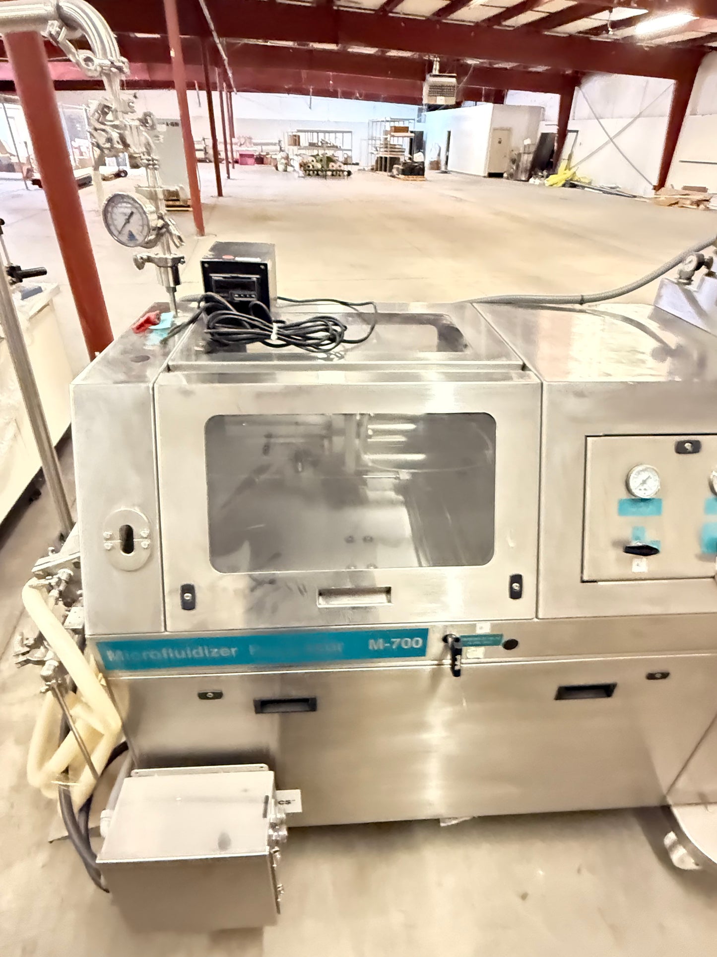 Microfluidizer Processor M7125, 20,000 PSI - Model: 7125-20 with Sample Cooler Model FLF 6225S, and DD Product pump