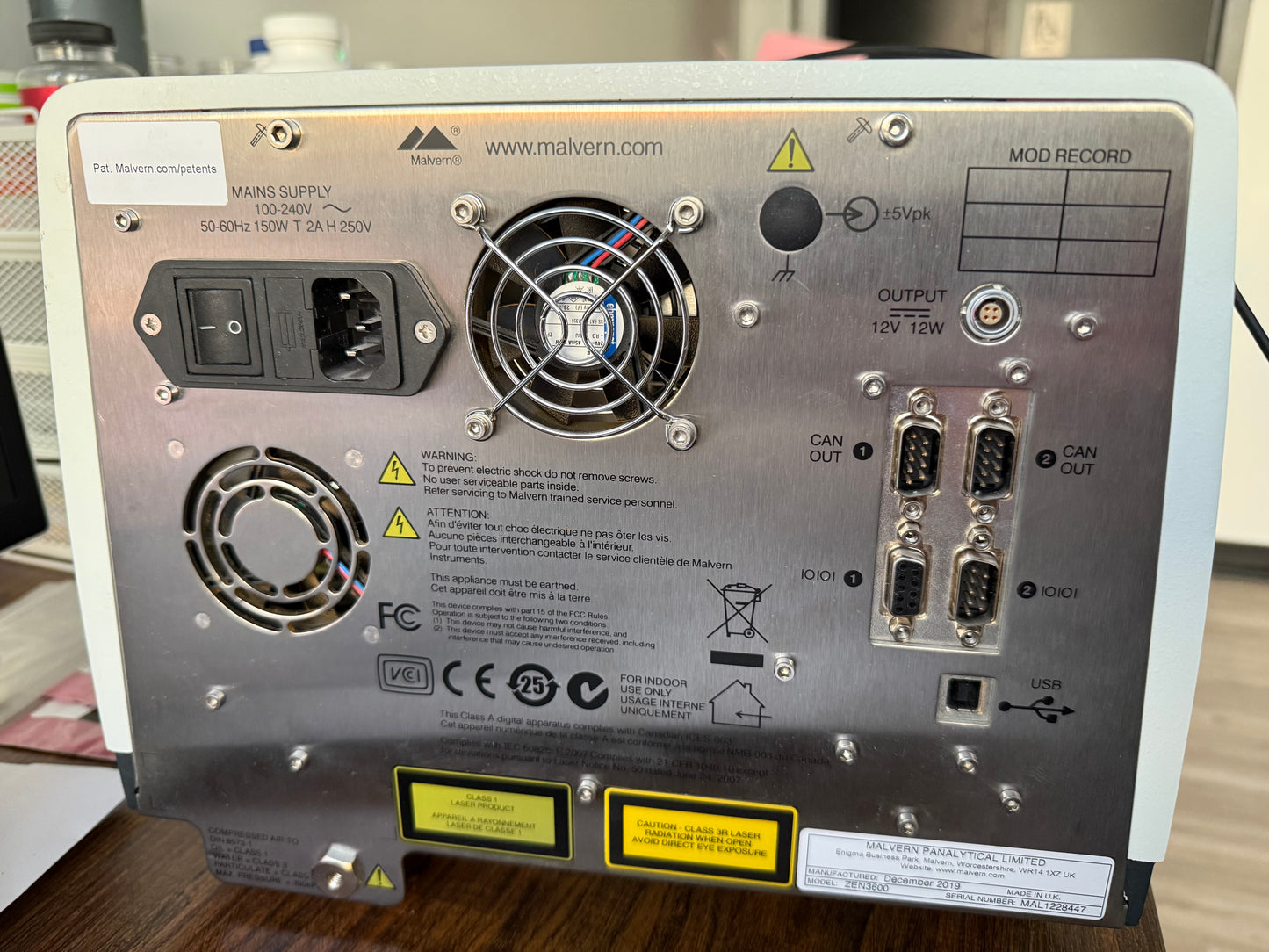 Malvern - Micron Analizer - Zetasizer Nano-ZS - ZEN3600