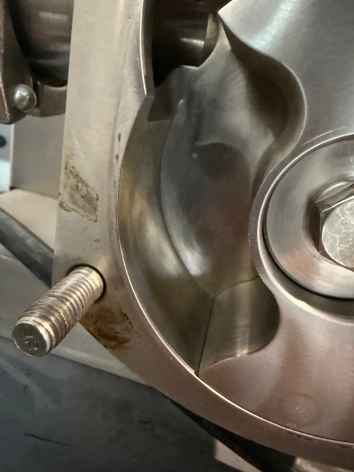 Pre-Owned Unibloc PD Pump Model Labtop 400-450, TC Ports, On Casters with Plug, VFD