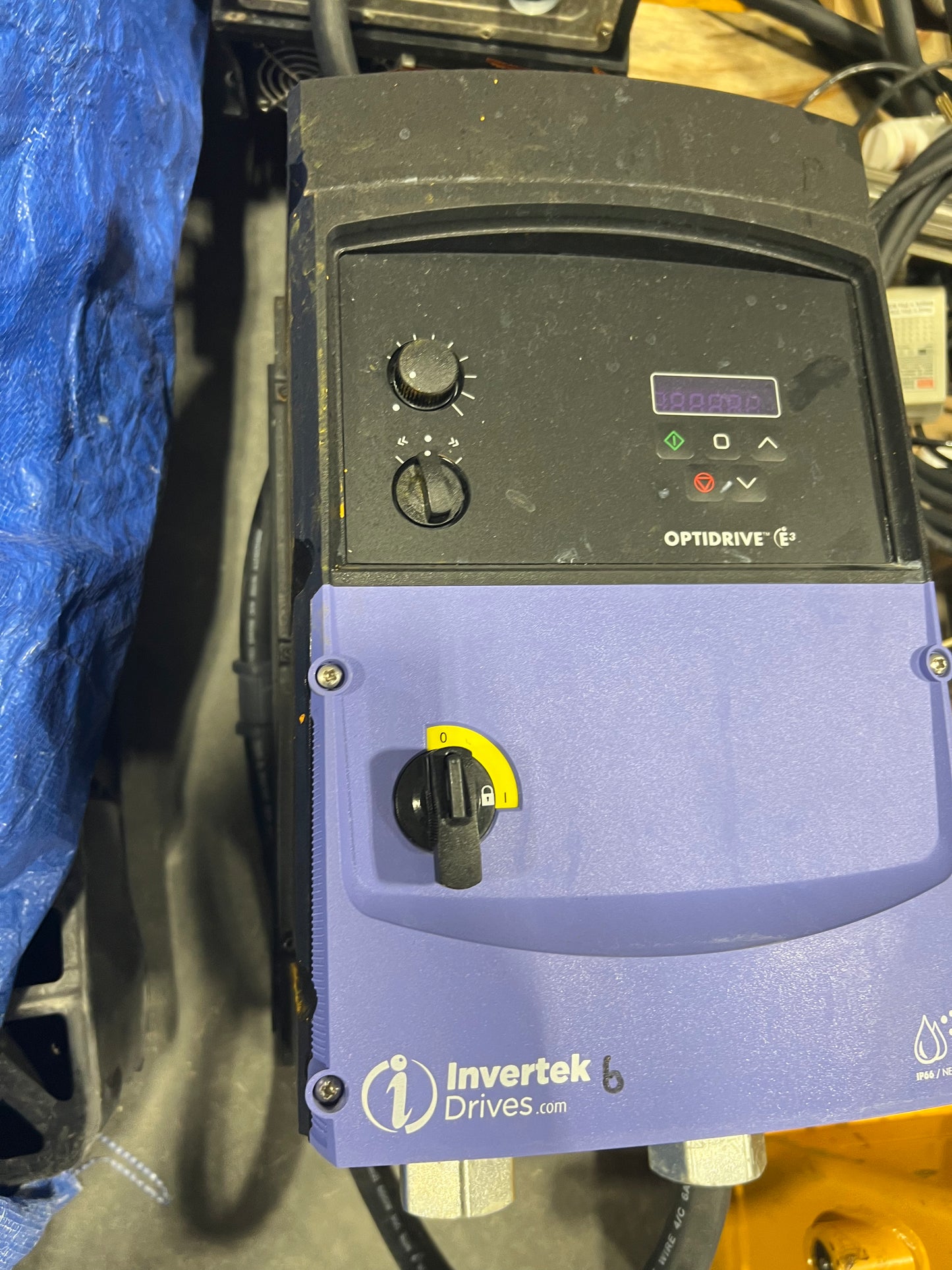 Invertek VFD, 25 HP, 480 V, 60HZ Washdown